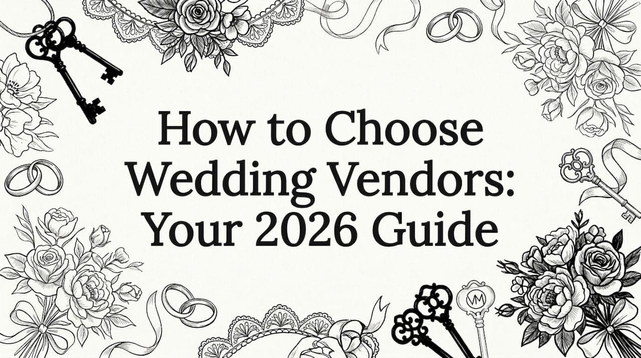 How to Choose Wedding Vendors: Your 2026 Guide