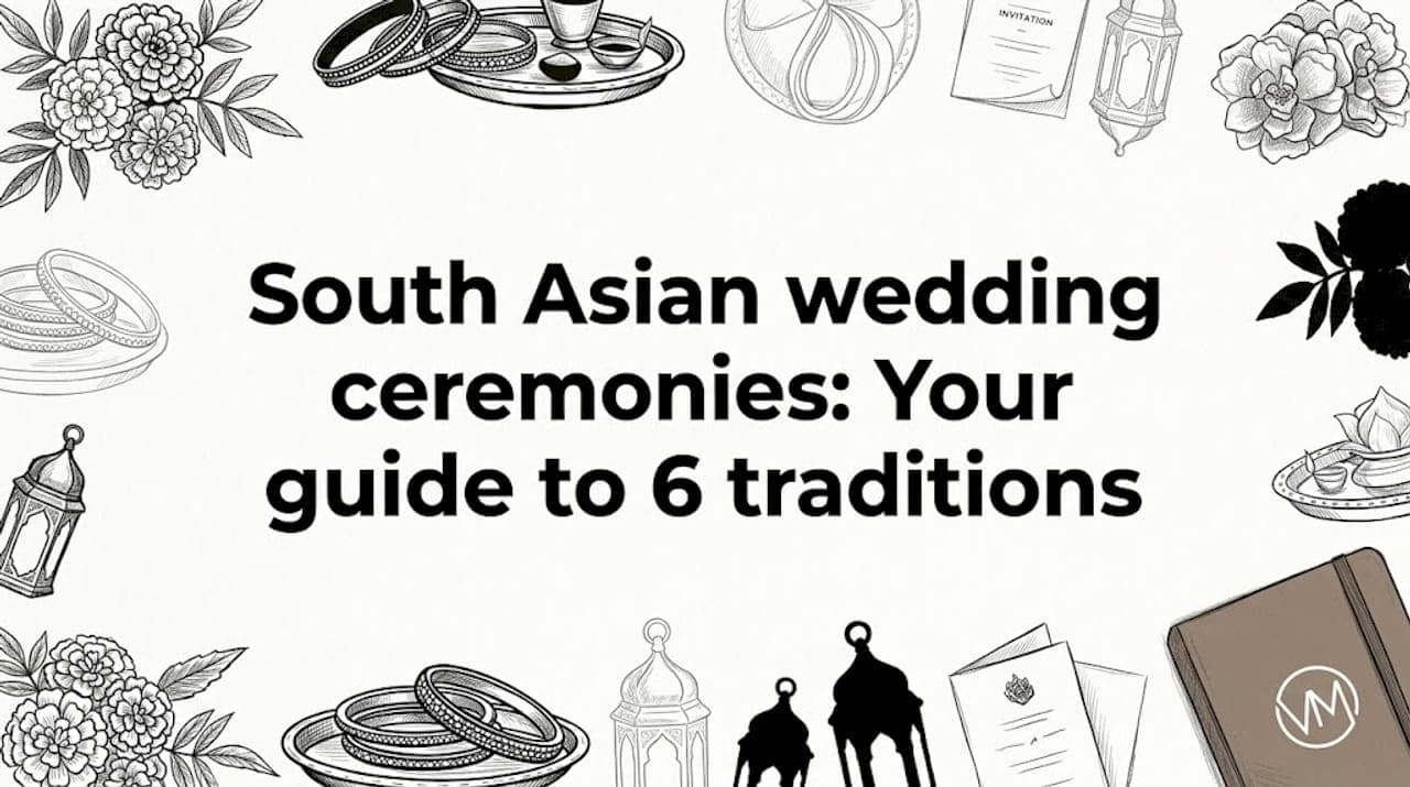 South Asian wedding ceremonies: Your guide to 6 traditions