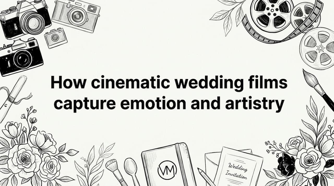 How cinematic wedding films capture emotion and artistry