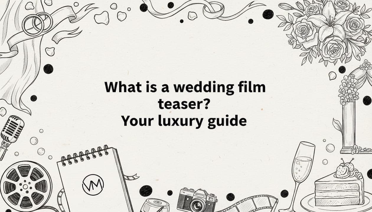 What is a wedding film teaser? Your luxury guide
