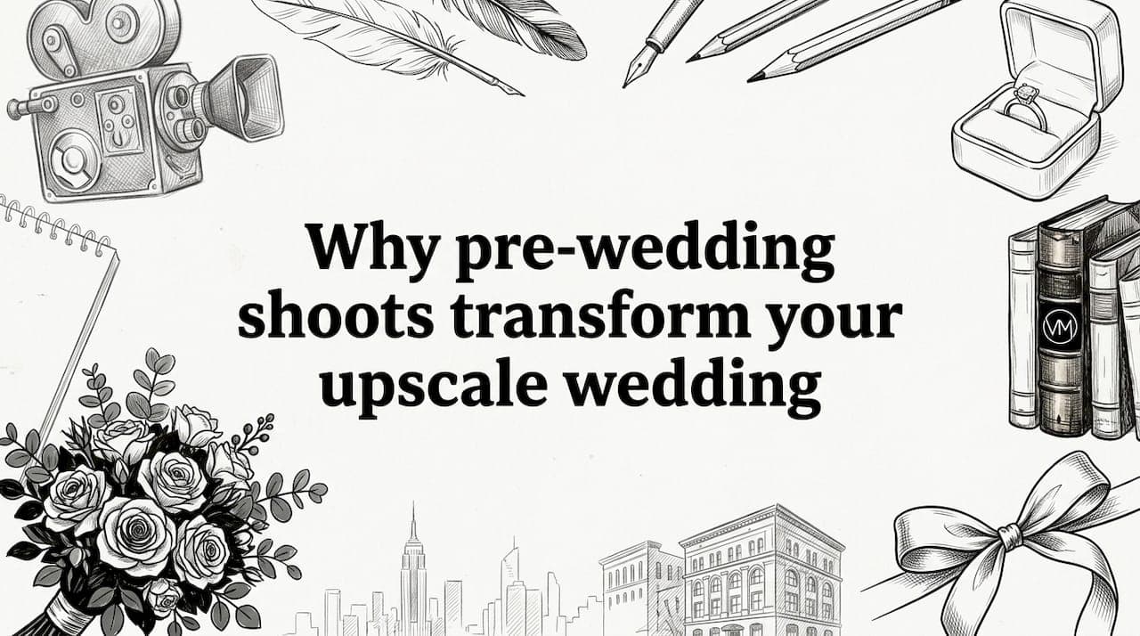 Why pre-wedding shoots transform your upscale wedding