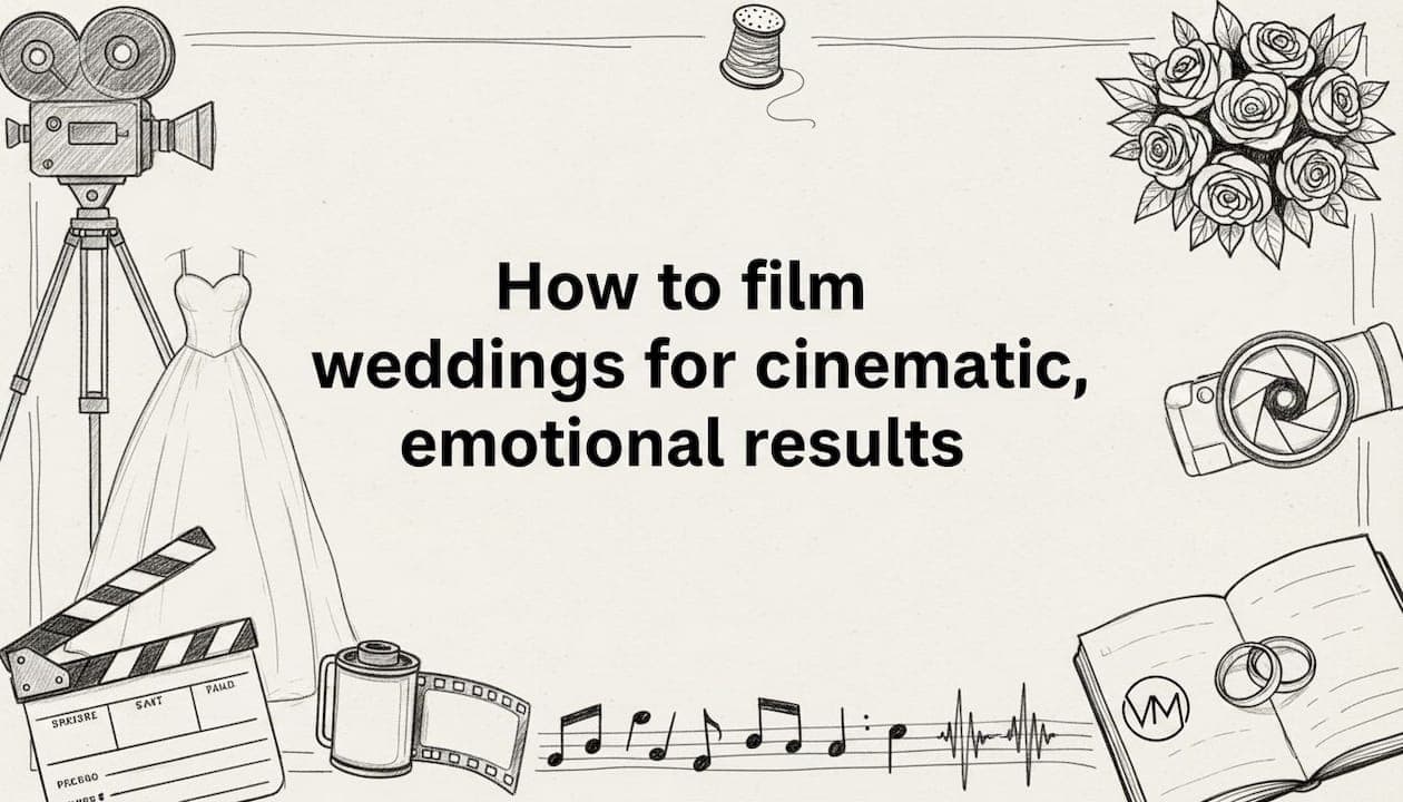 How to film weddings for cinematic, emotional results