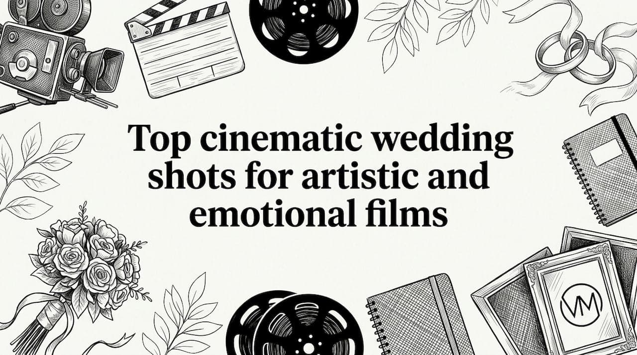 Top cinematic wedding shots for artistic and emotional films