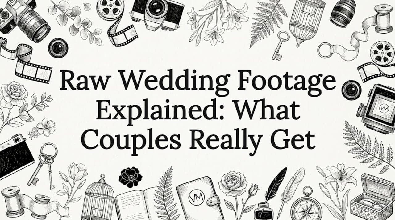 Raw Wedding Footage Explained: What Couples Really Get