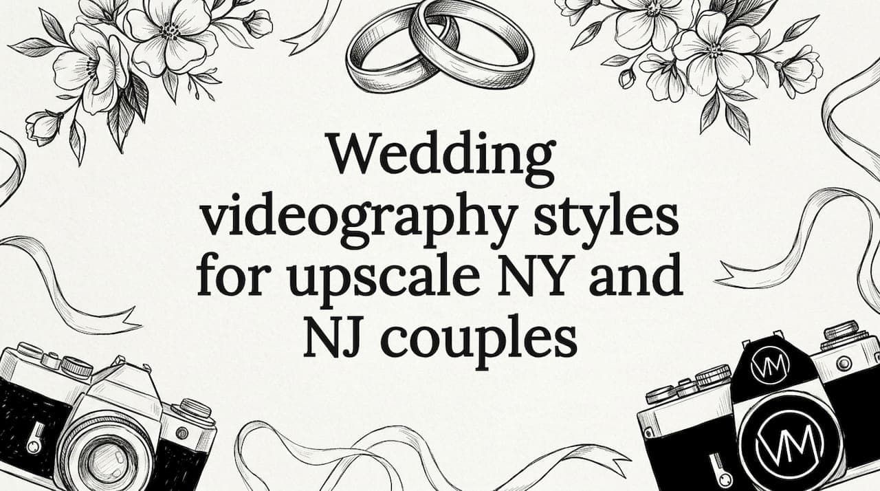 Wedding videography styles for upscale NY and NJ couples