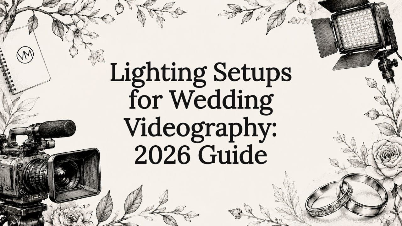 Lighting Setups for Wedding Videography: 2026 Guide