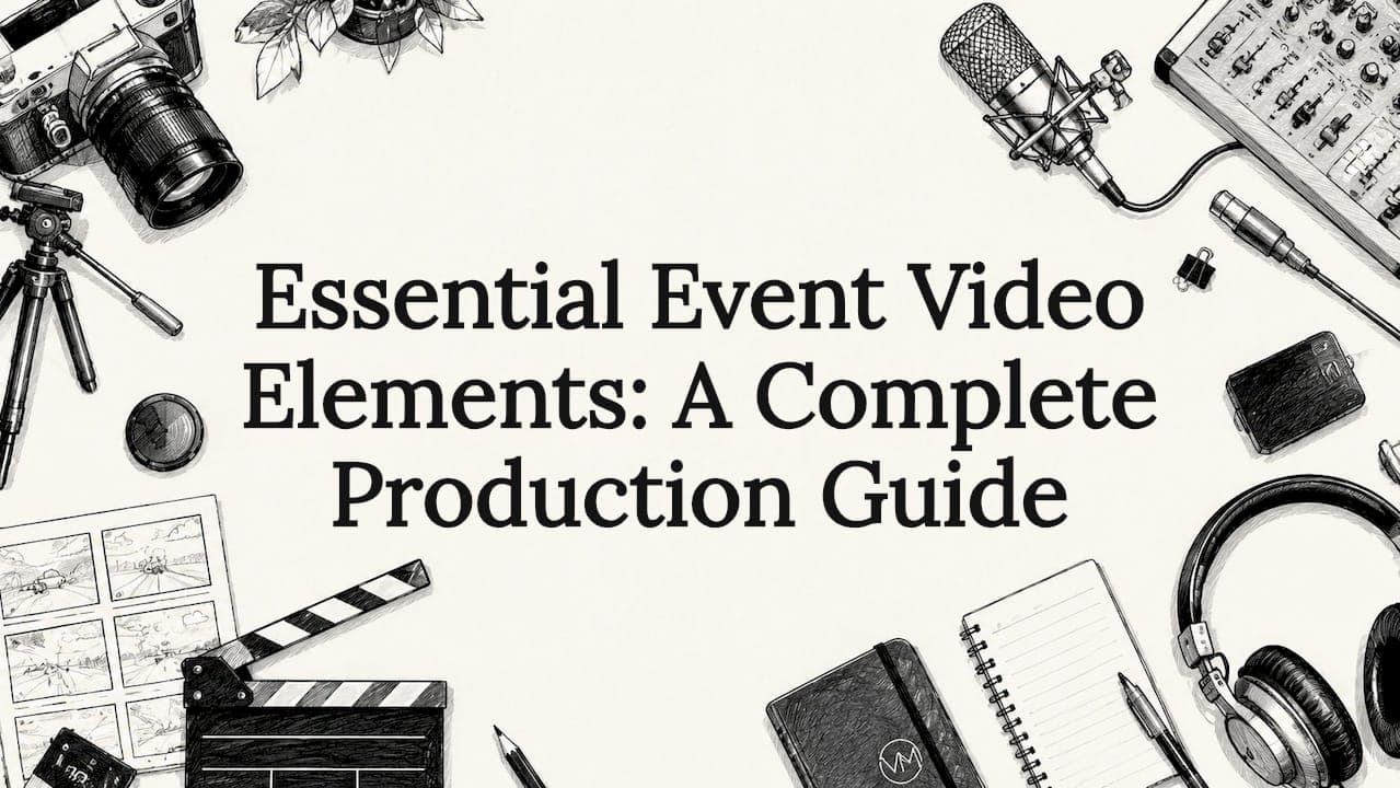 Essential Event Video Elements: A Complete Production Guide