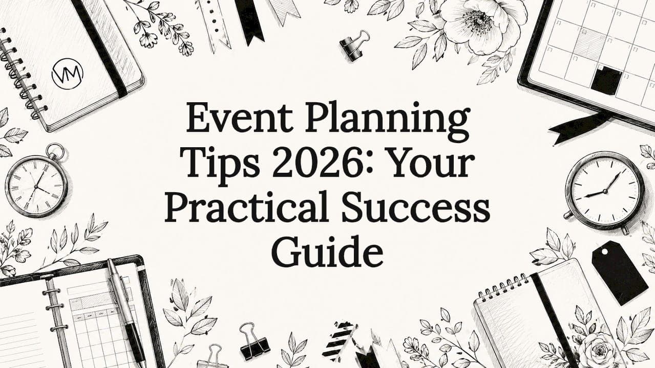 Event Planning Tips 2026: Your Practical Success Guide