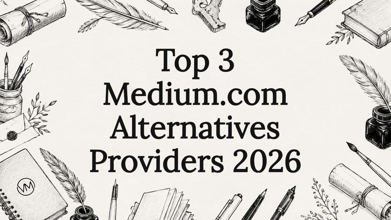 Top 3 Medium.com Alternatives Providers 2026