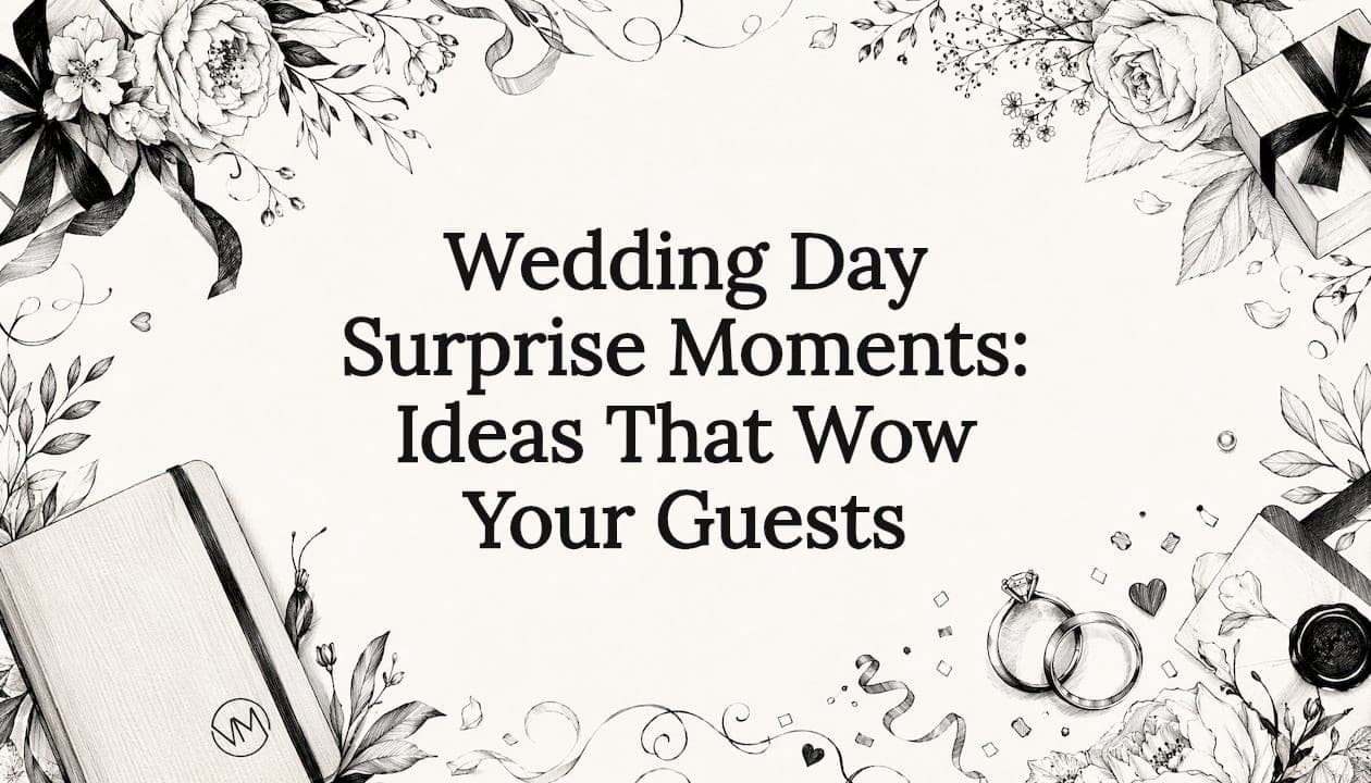 Wedding Day Surprise Moments: Ideas That Wow Your Guests