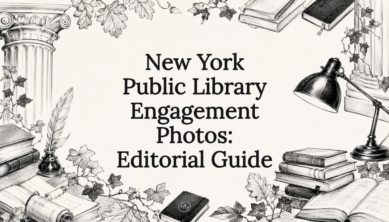 New York Public Library Engagement Photos: Editorial Guide