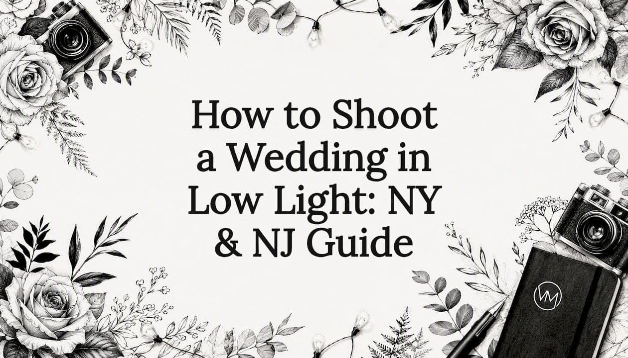 How to Shoot a Wedding in Low Light: NY & NJ Guide
