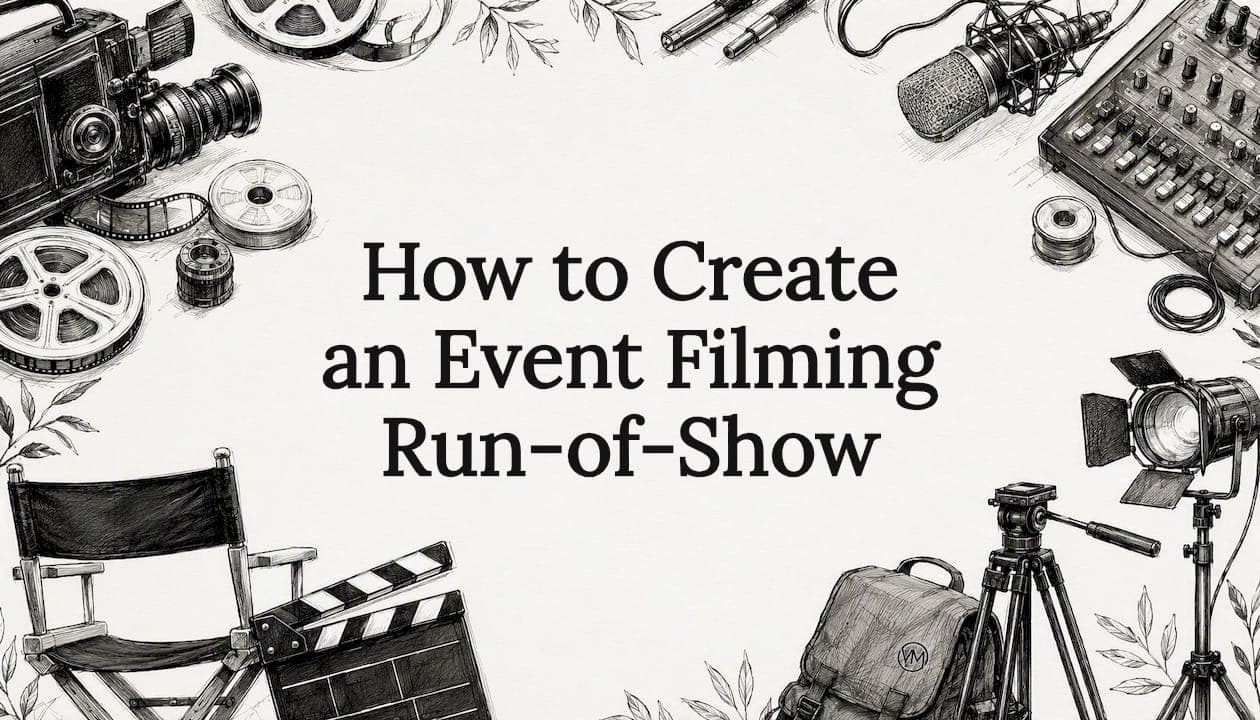 How to Create an Event Filming Run-of-Show