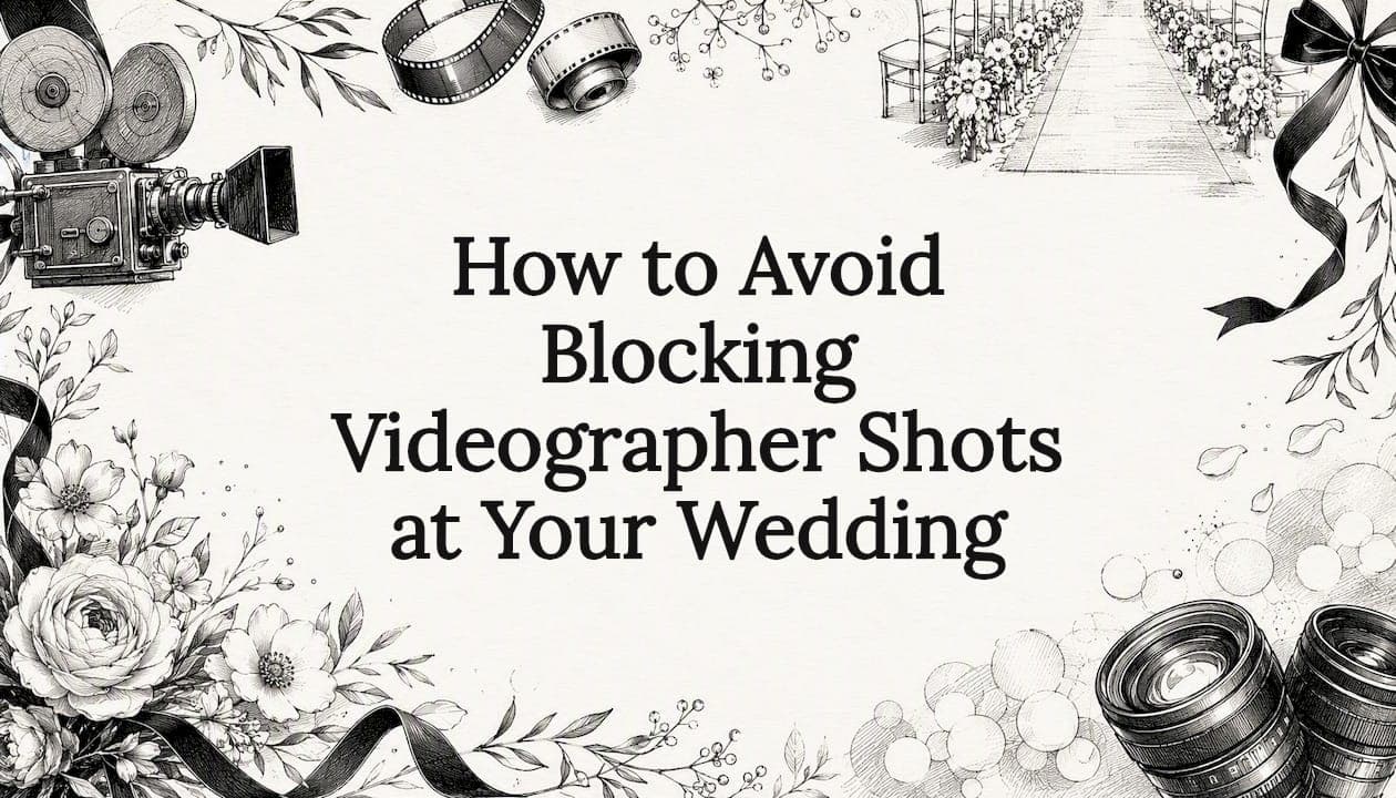 How to Avoid Blocking Videographer Shots at Your Wedding