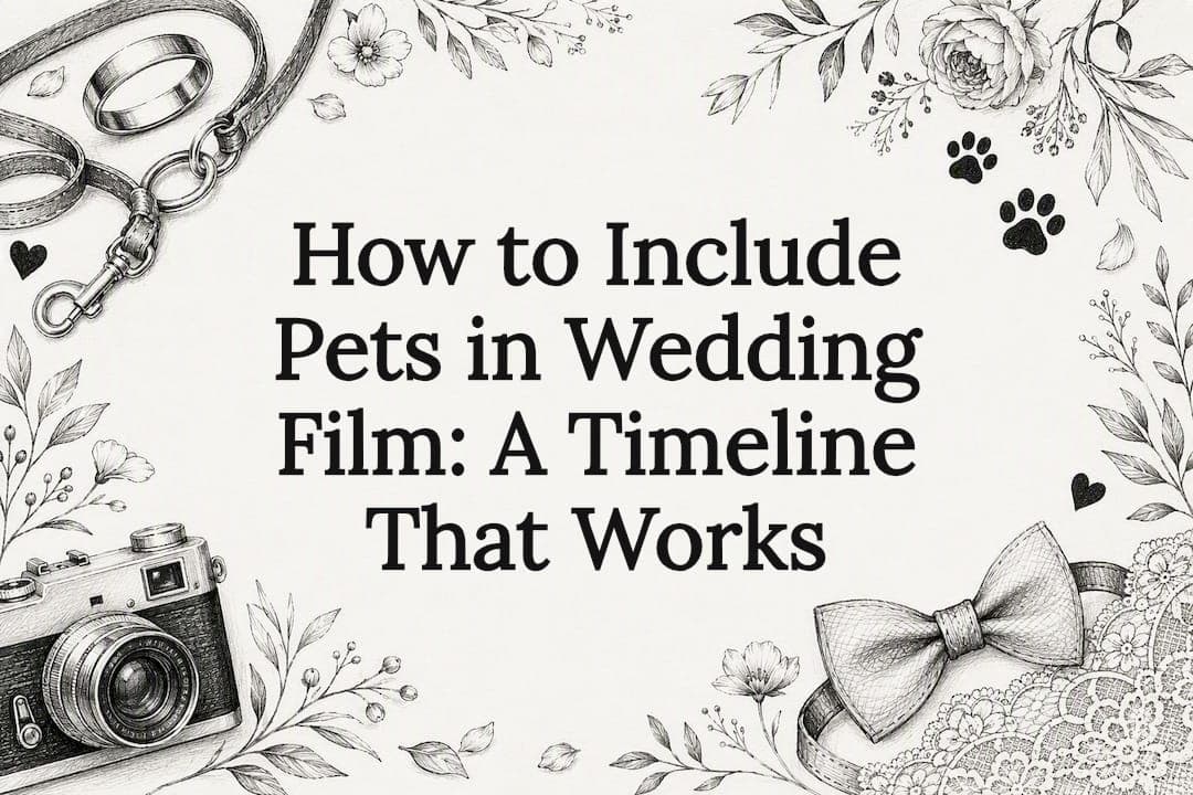 How to Include Pets in Wedding Film: A Timeline That Works