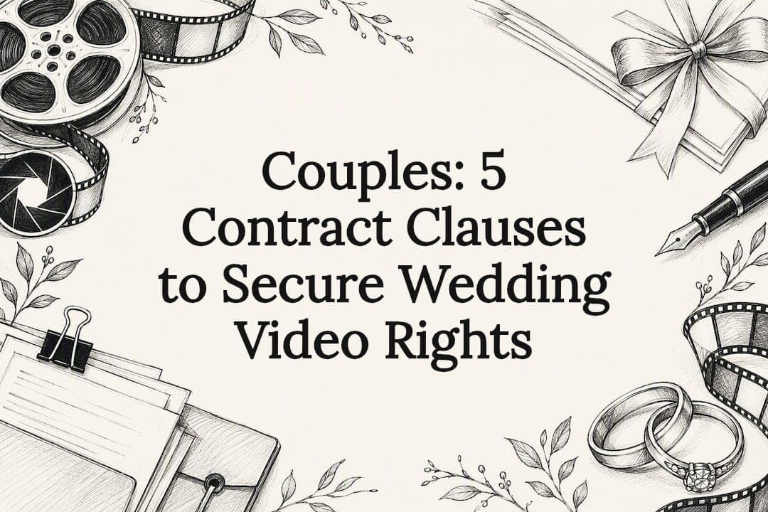 Couples: 5 Contract Clauses to Secure Wedding Video Rights