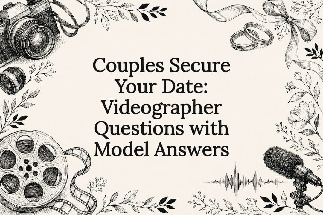 Couples Secure Your Date: Videographer Questions with Model Answers